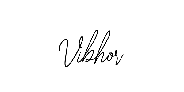 Make a beautiful signature design for name Vibhor. With this signature (Bearetta-2O07w) style, you can create a handwritten signature for free. Vibhor signature style 12 images and pictures png