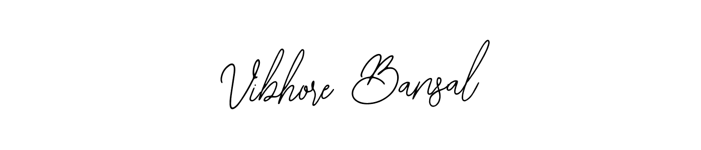 Vibhore Bansal stylish signature style. Best Handwritten Sign (Bearetta-2O07w) for my name. Handwritten Signature Collection Ideas for my name Vibhore Bansal. Vibhore Bansal signature style 12 images and pictures png