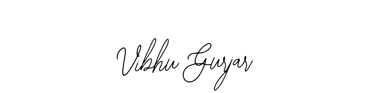Also we have Vibhu Gurjar name is the best signature style. Create professional handwritten signature collection using Bearetta-2O07w autograph style. Vibhu Gurjar signature style 12 images and pictures png