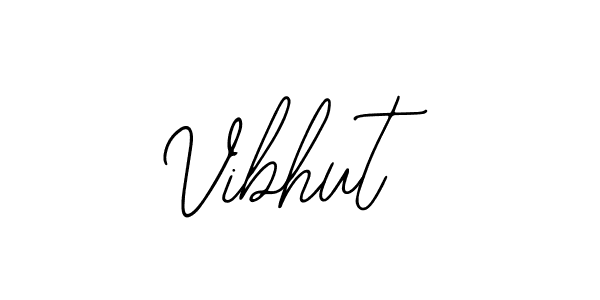 Design your own signature with our free online signature maker. With this signature software, you can create a handwritten (Bearetta-2O07w) signature for name Vibhut. Vibhut signature style 12 images and pictures png