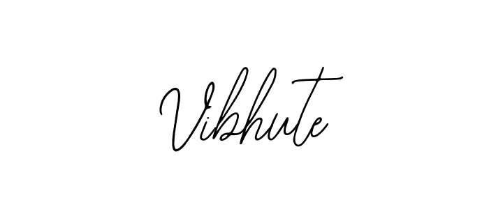 Use a signature maker to create a handwritten signature online. With this signature software, you can design (Bearetta-2O07w) your own signature for name Vibhute. Vibhute signature style 12 images and pictures png