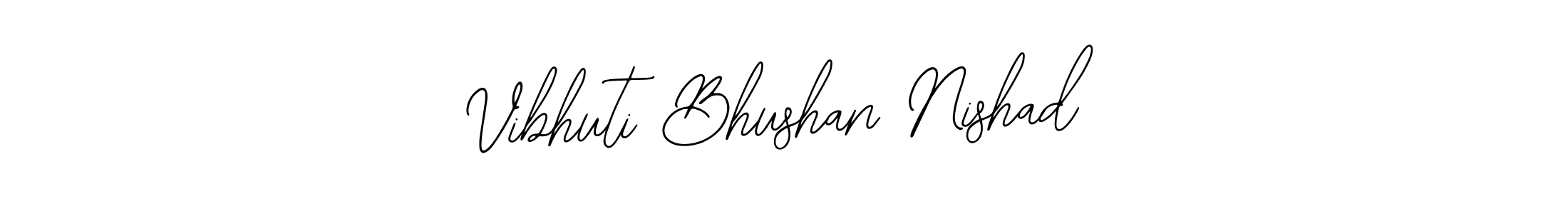 if you are searching for the best signature style for your name Vibhuti Bhushan Nishad. so please give up your signature search. here we have designed multiple signature styles  using Bearetta-2O07w. Vibhuti Bhushan Nishad signature style 12 images and pictures png