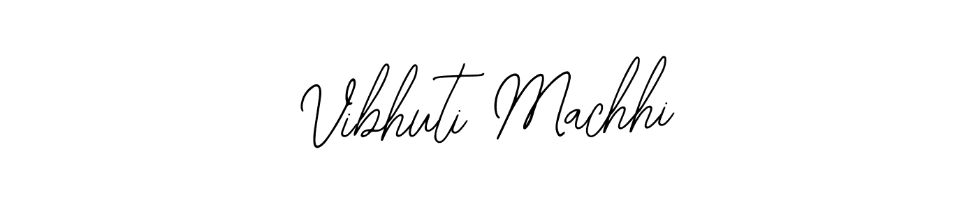Make a beautiful signature design for name Vibhuti Machhi. Use this online signature maker to create a handwritten signature for free. Vibhuti Machhi signature style 12 images and pictures png