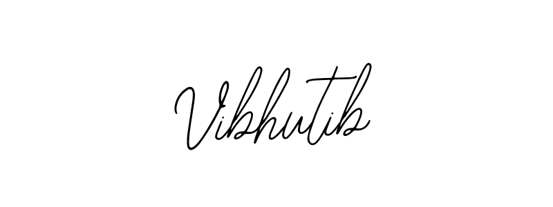 How to make Vibhutib signature? Bearetta-2O07w is a professional autograph style. Create handwritten signature for Vibhutib name. Vibhutib signature style 12 images and pictures png