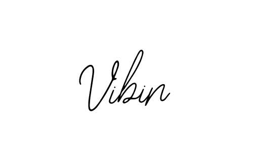 Design your own signature with our free online signature maker. With this signature software, you can create a handwritten (Bearetta-2O07w) signature for name Vibin. Vibin signature style 12 images and pictures png