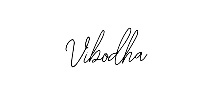 Also we have Vibodha name is the best signature style. Create professional handwritten signature collection using Bearetta-2O07w autograph style. Vibodha signature style 12 images and pictures png