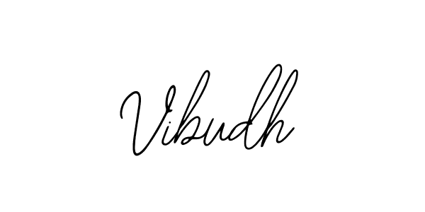 Design your own signature with our free online signature maker. With this signature software, you can create a handwritten (Bearetta-2O07w) signature for name Vibudh. Vibudh signature style 12 images and pictures png
