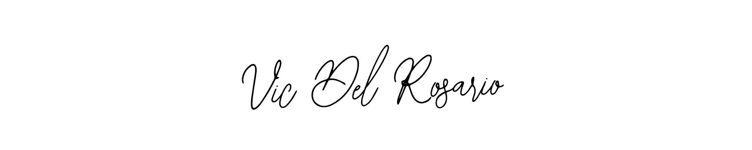 Make a beautiful signature design for name Vic Del Rosario. Use this online signature maker to create a handwritten signature for free. Vic Del Rosario signature style 12 images and pictures png