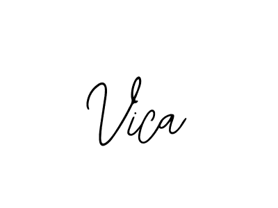 Vica stylish signature style. Best Handwritten Sign (Bearetta-2O07w) for my name. Handwritten Signature Collection Ideas for my name Vica. Vica signature style 12 images and pictures png