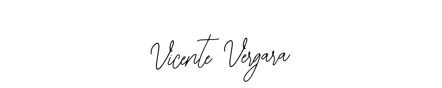 The best way (Bearetta-2O07w) to make a short signature is to pick only two or three words in your name. The name Vicente Vergara include a total of six letters. For converting this name. Vicente Vergara signature style 12 images and pictures png