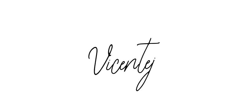 Make a beautiful signature design for name Vicentej. With this signature (Bearetta-2O07w) style, you can create a handwritten signature for free. Vicentej signature style 12 images and pictures png