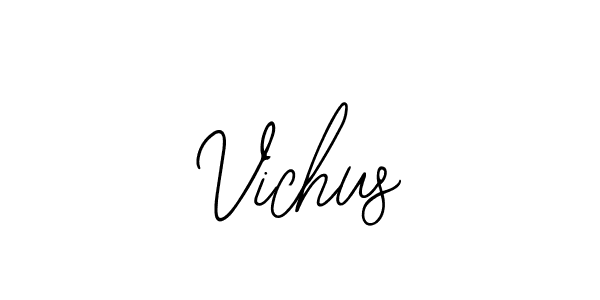 Create a beautiful signature design for name Vichus. With this signature (Bearetta-2O07w) fonts, you can make a handwritten signature for free. Vichus signature style 12 images and pictures png