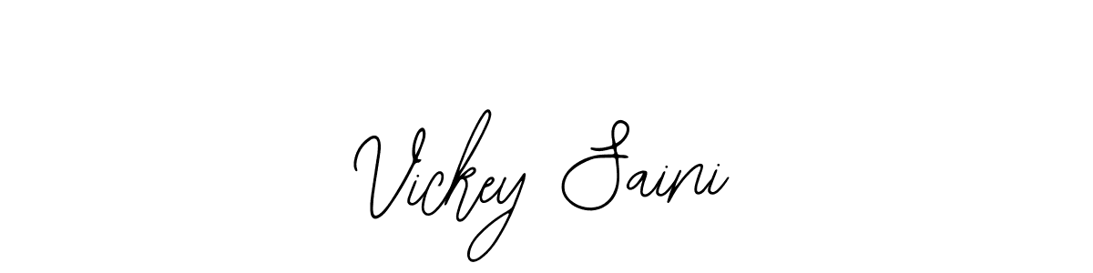 It looks lik you need a new signature style for name Vickey Saini. Design unique handwritten (Bearetta-2O07w) signature with our free signature maker in just a few clicks. Vickey Saini signature style 12 images and pictures png