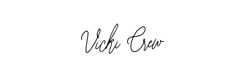 Vicki Crew stylish signature style. Best Handwritten Sign (Bearetta-2O07w) for my name. Handwritten Signature Collection Ideas for my name Vicki Crew. Vicki Crew signature style 12 images and pictures png