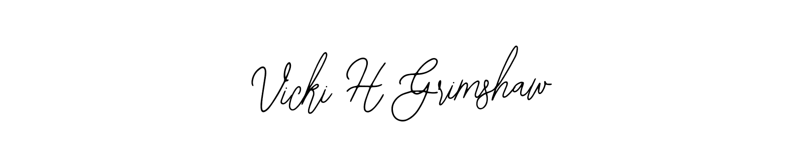 This is the best signature style for the Vicki H Grimshaw name. Also you like these signature font (Bearetta-2O07w). Mix name signature. Vicki H Grimshaw signature style 12 images and pictures png