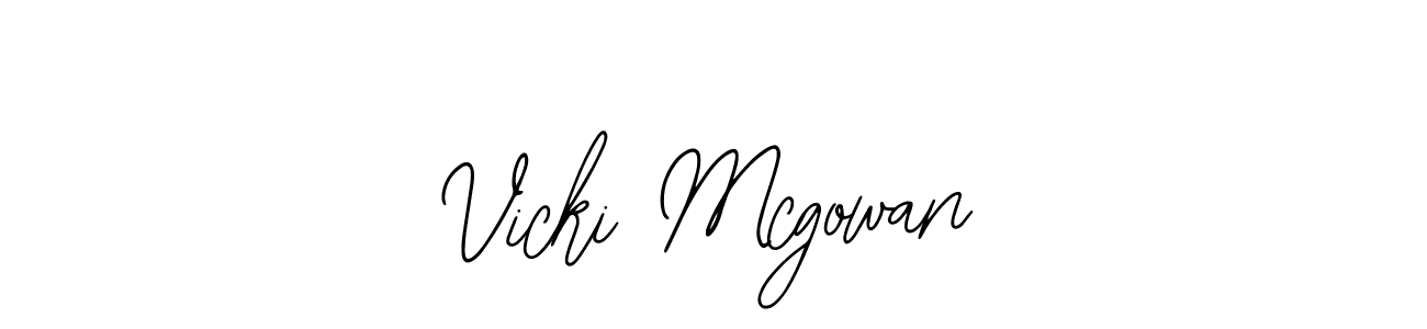 Vicki Mcgowan stylish signature style. Best Handwritten Sign (Bearetta-2O07w) for my name. Handwritten Signature Collection Ideas for my name Vicki Mcgowan. Vicki Mcgowan signature style 12 images and pictures png