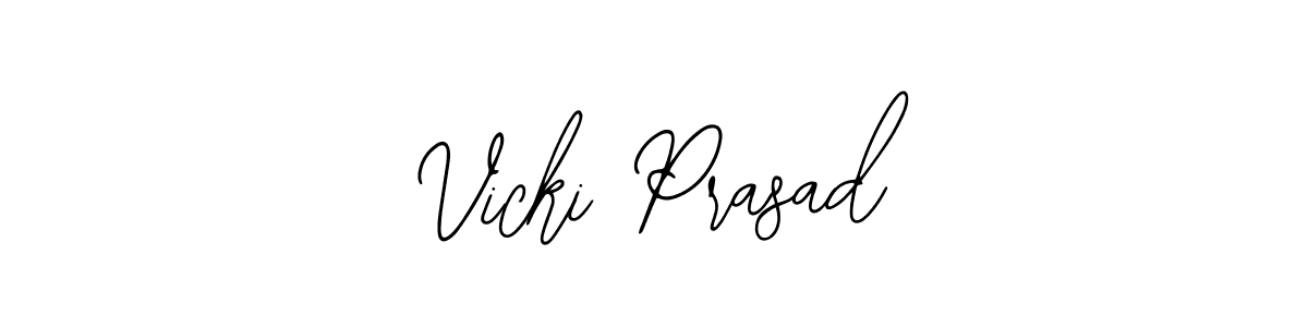 Also You can easily find your signature by using the search form. We will create Vicki Prasad name handwritten signature images for you free of cost using Bearetta-2O07w sign style. Vicki Prasad signature style 12 images and pictures png