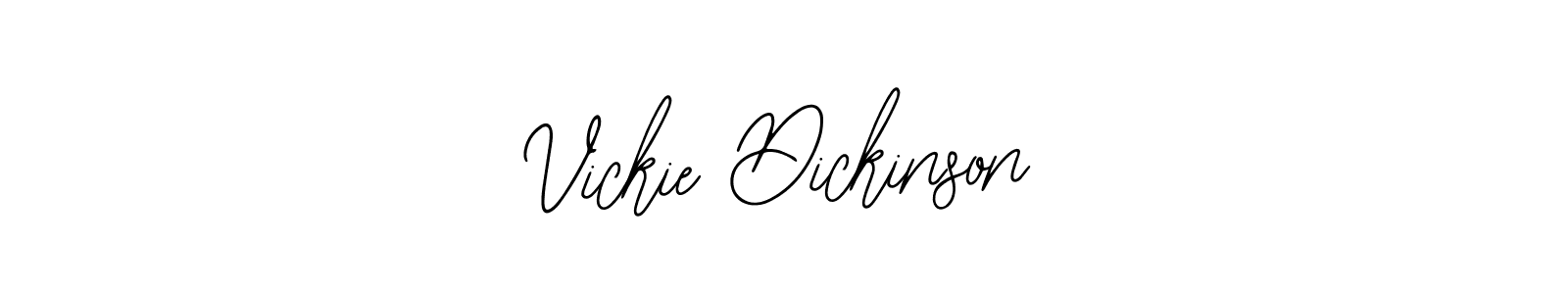 Make a beautiful signature design for name Vickie Dickinson. Use this online signature maker to create a handwritten signature for free. Vickie Dickinson signature style 12 images and pictures png