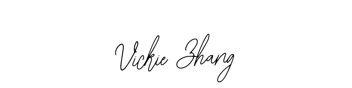 You can use this online signature creator to create a handwritten signature for the name Vickie Zhang. This is the best online autograph maker. Vickie Zhang signature style 12 images and pictures png