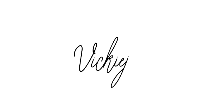 Make a beautiful signature design for name Vickiej. With this signature (Bearetta-2O07w) style, you can create a handwritten signature for free. Vickiej signature style 12 images and pictures png