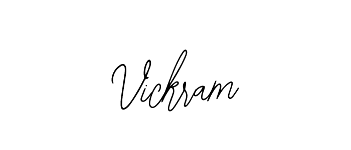 if you are searching for the best signature style for your name Vickram. so please give up your signature search. here we have designed multiple signature styles  using Bearetta-2O07w. Vickram signature style 12 images and pictures png
