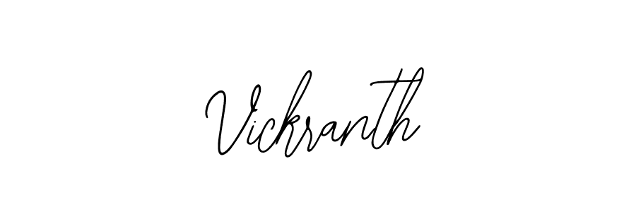 Also we have Vickranth name is the best signature style. Create professional handwritten signature collection using Bearetta-2O07w autograph style. Vickranth signature style 12 images and pictures png