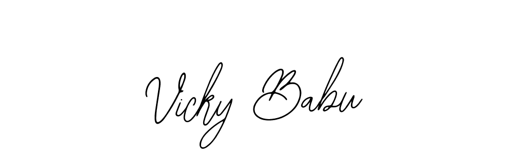 Make a short Vicky Babu signature style. Manage your documents anywhere anytime using Bearetta-2O07w. Create and add eSignatures, submit forms, share and send files easily. Vicky Babu signature style 12 images and pictures png