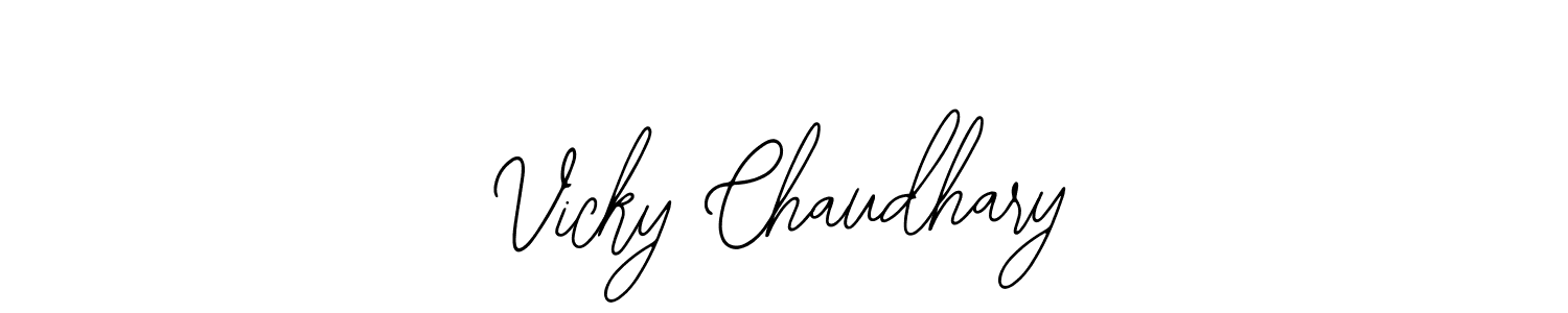 if you are searching for the best signature style for your name Vicky Chaudhary. so please give up your signature search. here we have designed multiple signature styles  using Bearetta-2O07w. Vicky Chaudhary signature style 12 images and pictures png