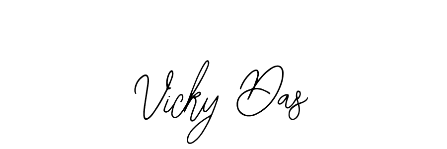 Also we have Vicky Das name is the best signature style. Create professional handwritten signature collection using Bearetta-2O07w autograph style. Vicky Das signature style 12 images and pictures png