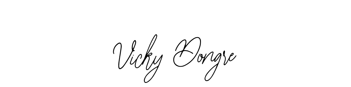 Vicky Dongre stylish signature style. Best Handwritten Sign (Bearetta-2O07w) for my name. Handwritten Signature Collection Ideas for my name Vicky Dongre. Vicky Dongre signature style 12 images and pictures png