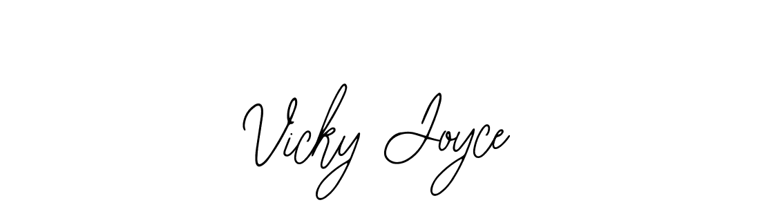 Create a beautiful signature design for name Vicky Joyce. With this signature (Bearetta-2O07w) fonts, you can make a handwritten signature for free. Vicky Joyce signature style 12 images and pictures png