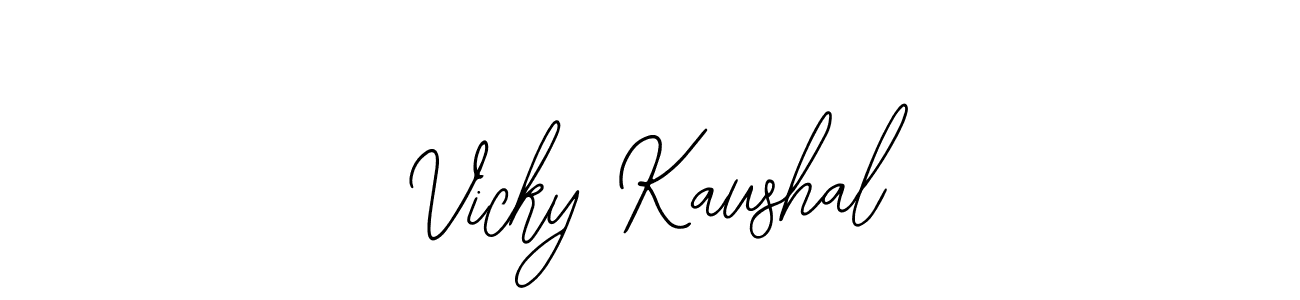 Also we have Vicky Kaushal name is the best signature style. Create professional handwritten signature collection using Bearetta-2O07w autograph style. Vicky Kaushal signature style 12 images and pictures png