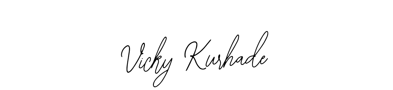 Make a beautiful signature design for name Vicky Kurhade. Use this online signature maker to create a handwritten signature for free. Vicky Kurhade signature style 12 images and pictures png