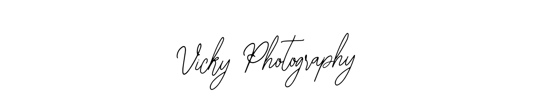 How to make Vicky Photography signature? Bearetta-2O07w is a professional autograph style. Create handwritten signature for Vicky Photography name. Vicky Photography signature style 12 images and pictures png