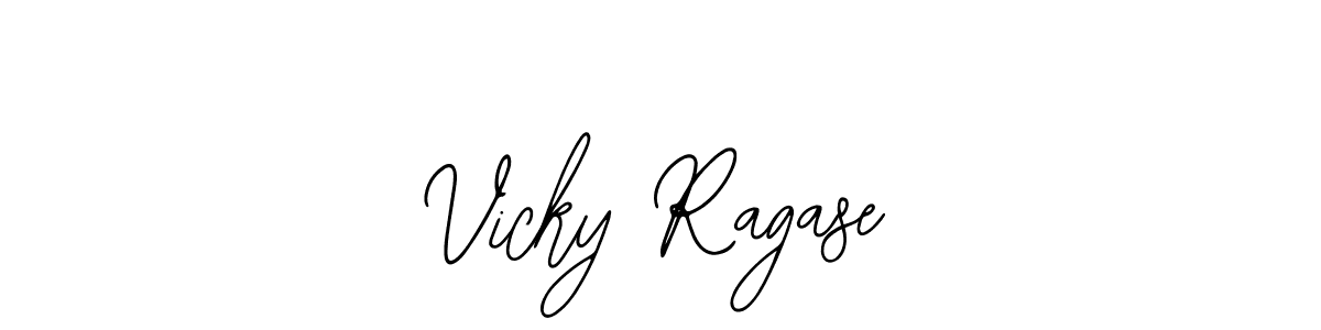 How to make Vicky Ragase name signature. Use Bearetta-2O07w style for creating short signs online. This is the latest handwritten sign. Vicky Ragase signature style 12 images and pictures png