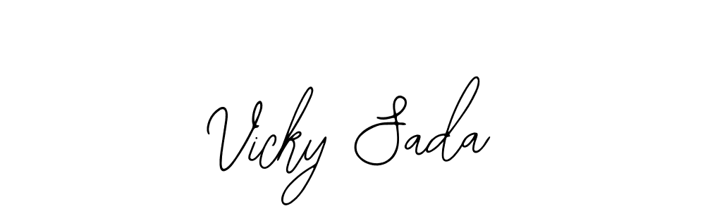 Make a beautiful signature design for name Vicky Sada. With this signature (Bearetta-2O07w) style, you can create a handwritten signature for free. Vicky Sada signature style 12 images and pictures png