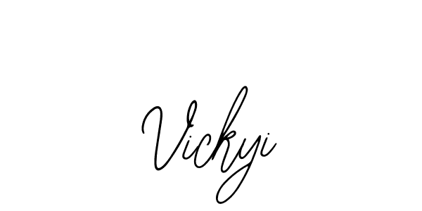 How to make Vickyi signature? Bearetta-2O07w is a professional autograph style. Create handwritten signature for Vickyi name. Vickyi signature style 12 images and pictures png
