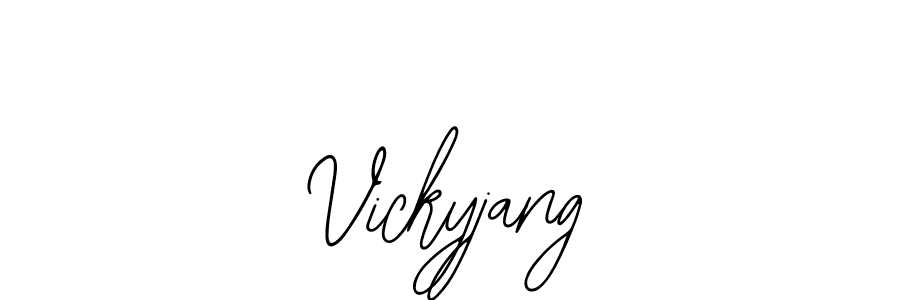 This is the best signature style for the Vickyjang name. Also you like these signature font (Bearetta-2O07w). Mix name signature. Vickyjang signature style 12 images and pictures png