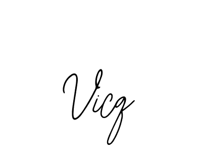 Make a beautiful signature design for name Vicq. Use this online signature maker to create a handwritten signature for free. Vicq signature style 12 images and pictures png