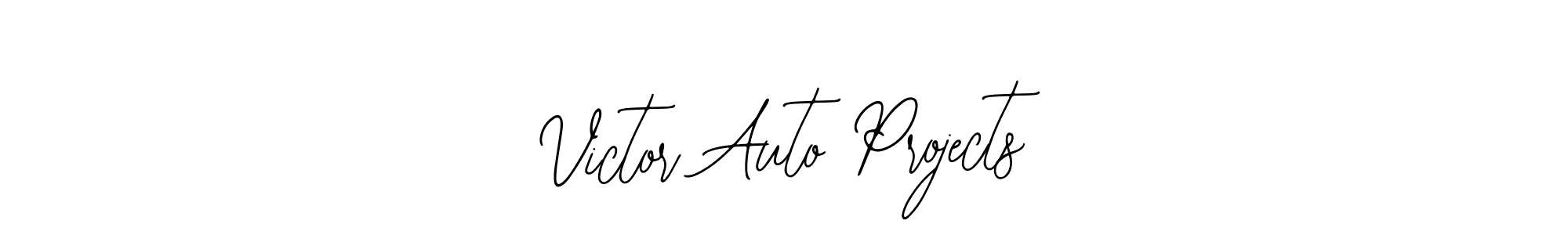 This is the best signature style for the Victor Auto Projects name. Also you like these signature font (Bearetta-2O07w). Mix name signature. Victor Auto Projects signature style 12 images and pictures png