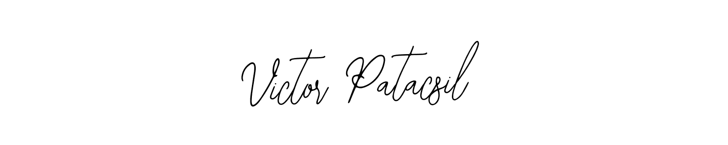 How to make Victor Patacsil signature? Bearetta-2O07w is a professional autograph style. Create handwritten signature for Victor Patacsil name. Victor Patacsil signature style 12 images and pictures png