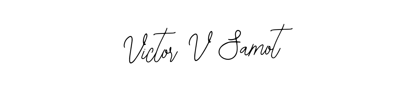 Make a beautiful signature design for name Victor V Samot. With this signature (Bearetta-2O07w) style, you can create a handwritten signature for free. Victor V Samot signature style 12 images and pictures png