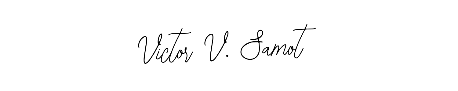 Victor V. Samot stylish signature style. Best Handwritten Sign (Bearetta-2O07w) for my name. Handwritten Signature Collection Ideas for my name Victor V. Samot. Victor V. Samot signature style 12 images and pictures png