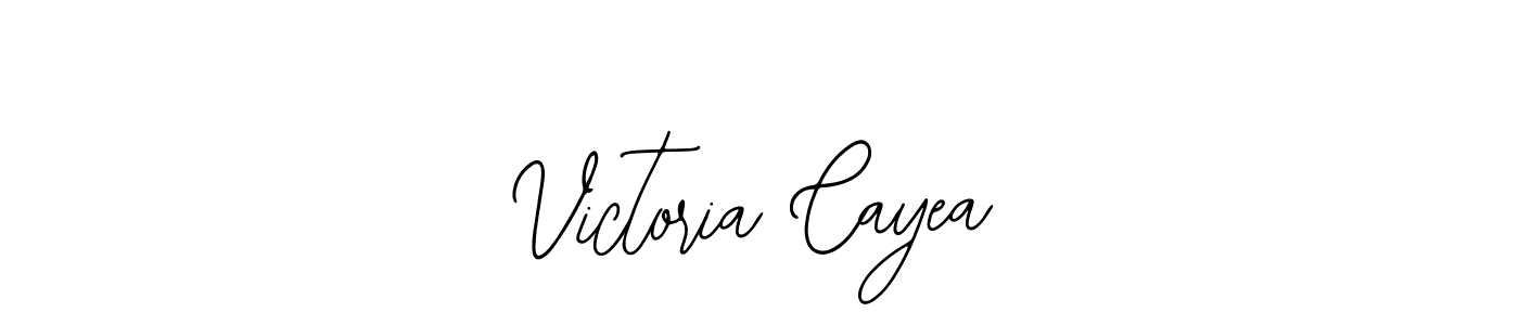 Bearetta-2O07w is a professional signature style that is perfect for those who want to add a touch of class to their signature. It is also a great choice for those who want to make their signature more unique. Get Victoria Cayea name to fancy signature for free. Victoria Cayea signature style 12 images and pictures png