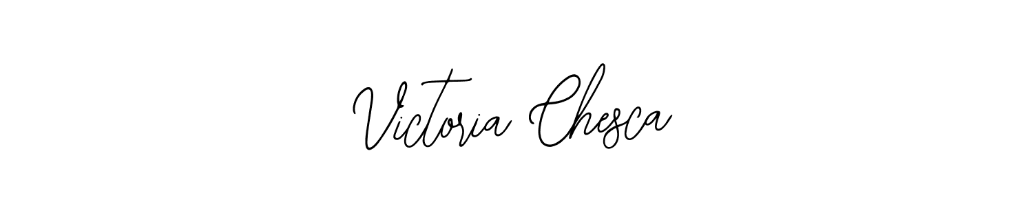 You should practise on your own different ways (Bearetta-2O07w) to write your name (Victoria Chesca) in signature. don't let someone else do it for you. Victoria Chesca signature style 12 images and pictures png