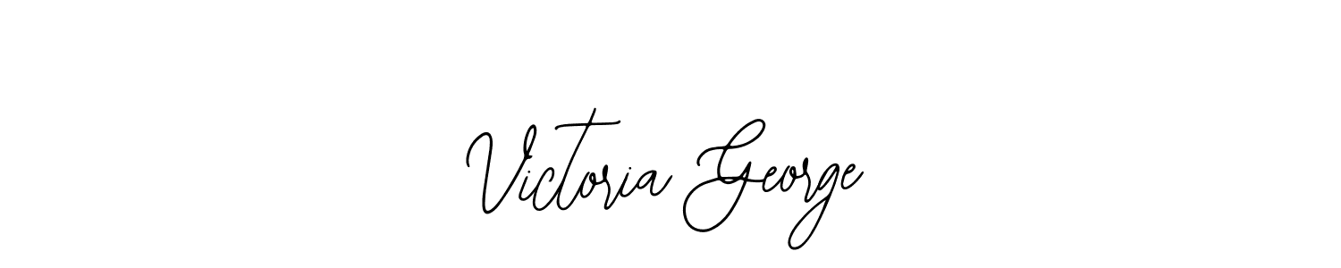 The best way (Bearetta-2O07w) to make a short signature is to pick only two or three words in your name. The name Victoria George include a total of six letters. For converting this name. Victoria George signature style 12 images and pictures png