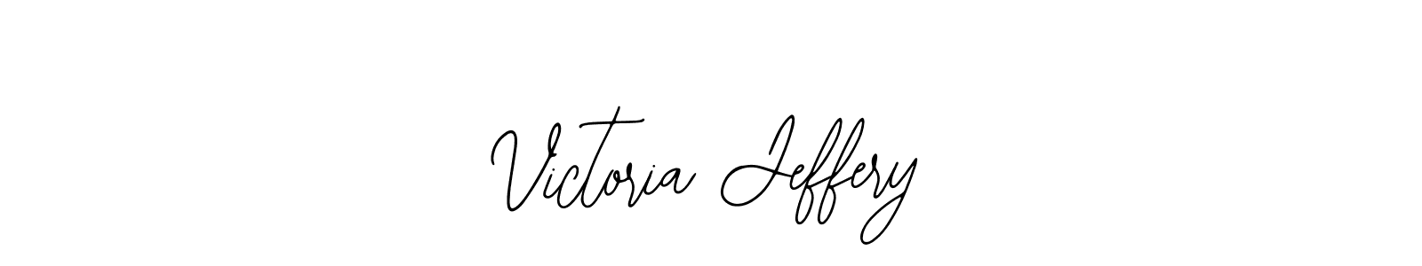 Victoria Jeffery stylish signature style. Best Handwritten Sign (Bearetta-2O07w) for my name. Handwritten Signature Collection Ideas for my name Victoria Jeffery. Victoria Jeffery signature style 12 images and pictures png