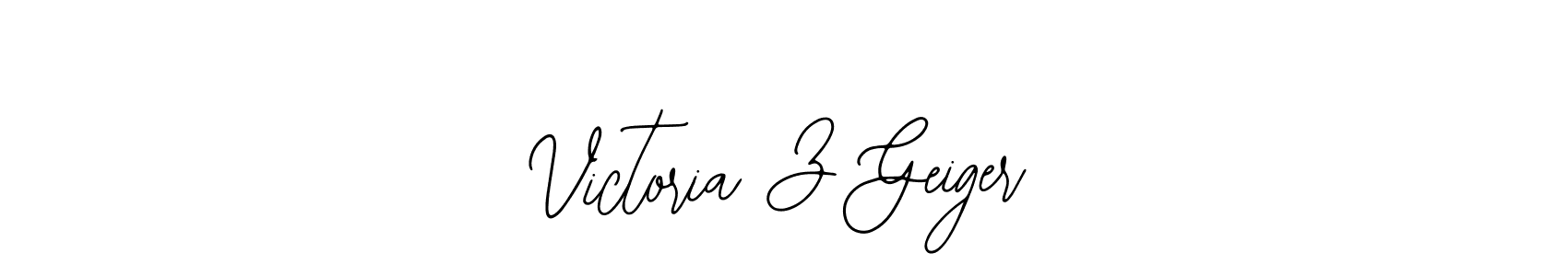 if you are searching for the best signature style for your name Victoria Z Geiger. so please give up your signature search. here we have designed multiple signature styles  using Bearetta-2O07w. Victoria Z Geiger signature style 12 images and pictures png