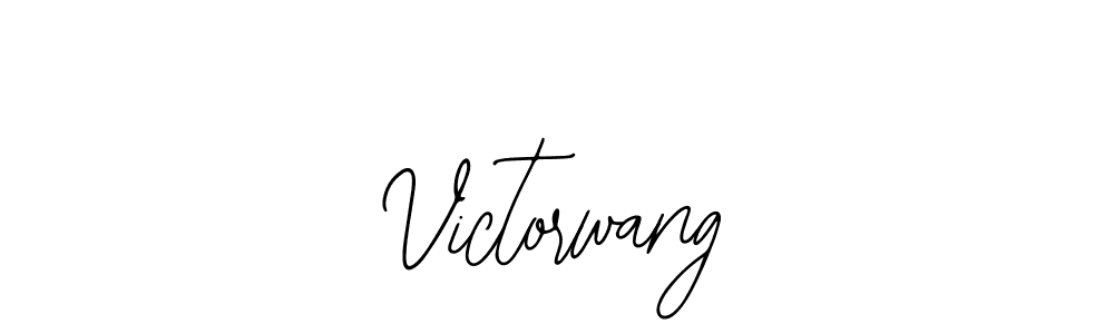 How to make Victorwang signature? Bearetta-2O07w is a professional autograph style. Create handwritten signature for Victorwang name. Victorwang signature style 12 images and pictures png