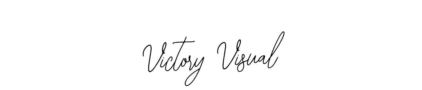 Design your own signature with our free online signature maker. With this signature software, you can create a handwritten (Bearetta-2O07w) signature for name Victory Visual. Victory Visual signature style 12 images and pictures png